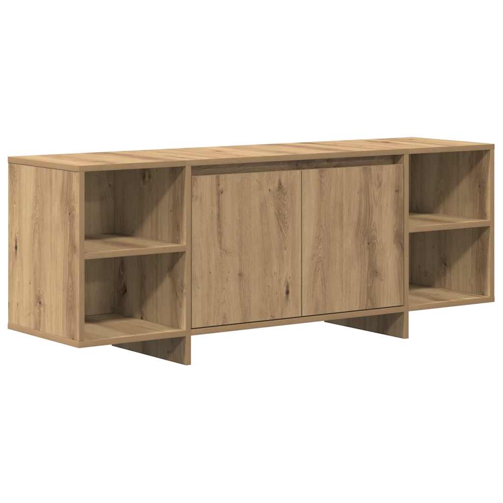 Έπιπλο Τηλεόρασης Αρτισιανή Δρυς 130x35x50 εκ από Επεξεργ. Ξύλο - Pakobazaar
