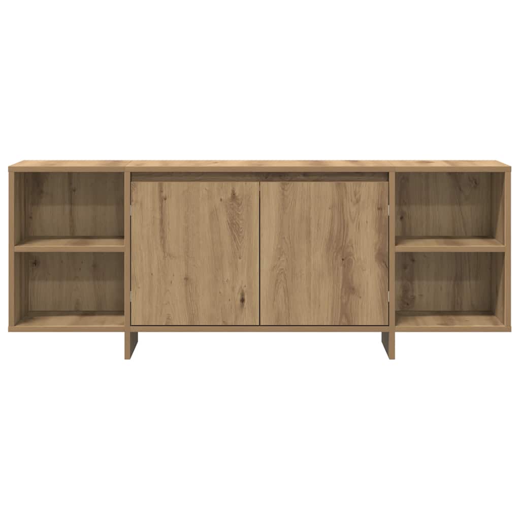 Έπιπλο Τηλεόρασης Αρτισιανή Δρυς 130x35x50 εκ από Επεξεργ. Ξύλο - Pakobazaar