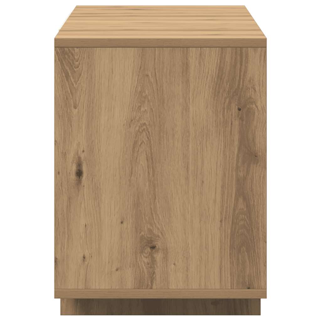 Έπιπλο Τηλεόρασης Αρτισιανή Δρυς 130x35x50 εκ από Επεξεργ. Ξύλο - Pakobazaar