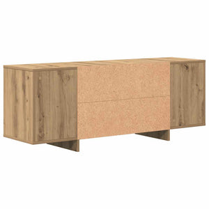 Έπιπλο Τηλεόρασης Αρτισιανή Δρυς 130x35x50 εκ από Επεξεργ. Ξύλο - Pakobazaar