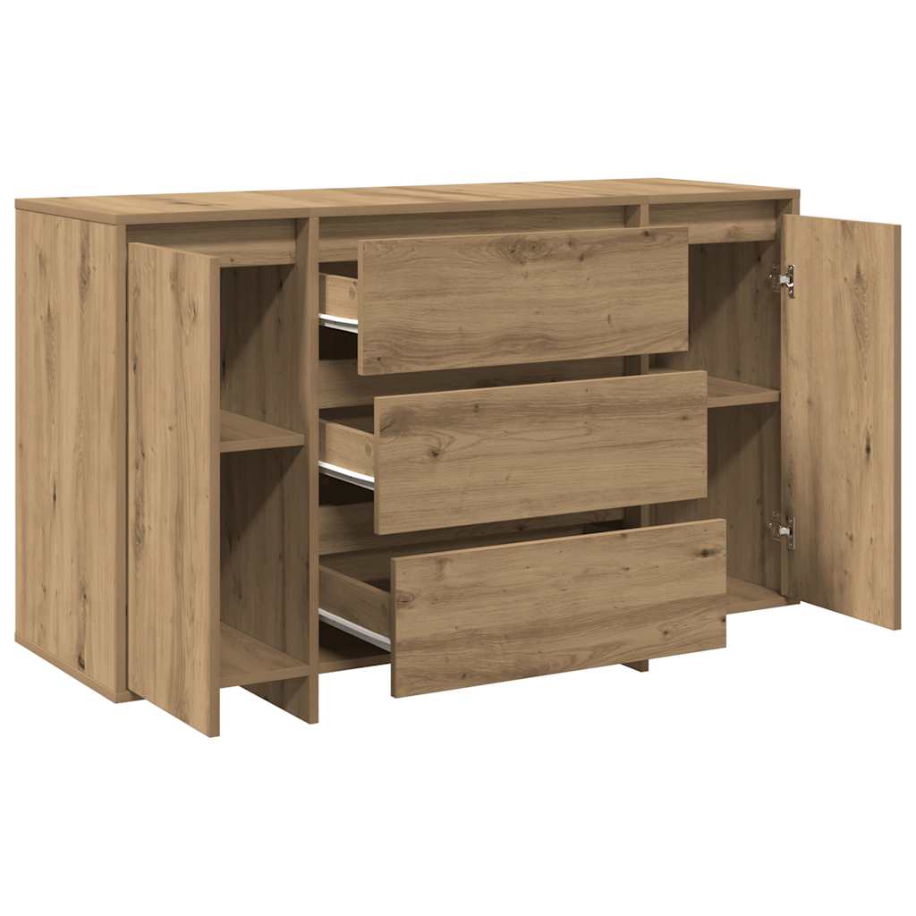 Σκευοθήκη Δρυς τεχνίτης 120x41x75 cm Κατασκευασμένο ξύλο