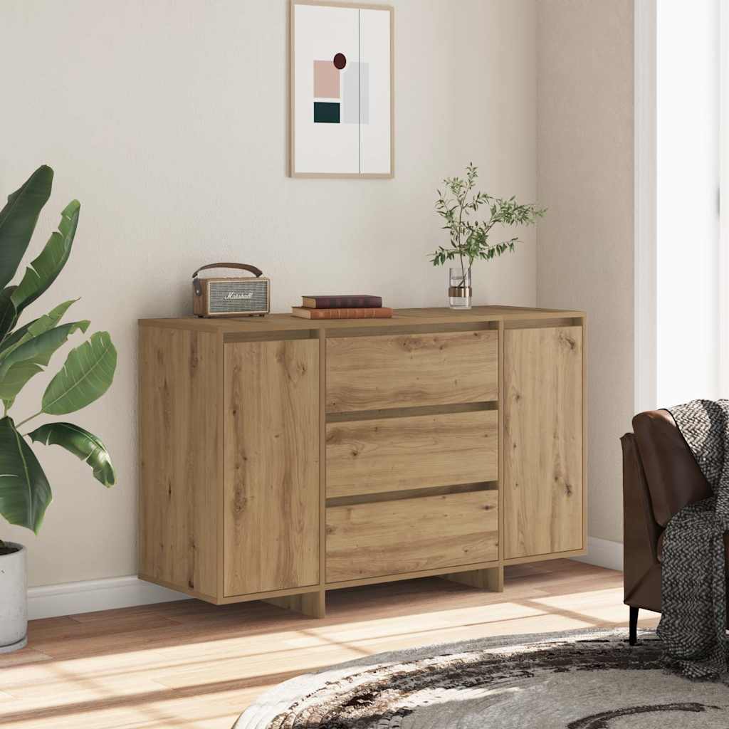 Σκευοθήκη Δρυς τεχνίτης 120x41x75 cm Κατασκευασμένο ξύλο