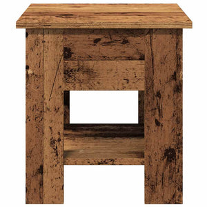 Τραπεζάκι σαλονιού παλιό ξύλο 40x40x42 cm Ξύλο μηχανής - Pakobazaar