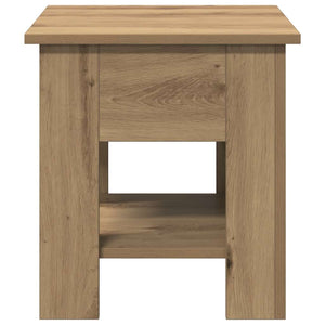 Τραπεζάκι σαλονιού Artisan Oak 40x40x42 cm Κατασκευασμένο ξύλο - Pakobazaar