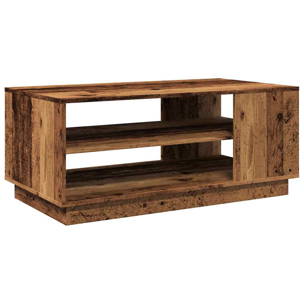 Τραπεζάκι σαλονιού Παλιό ξύλο 102x55x43 cm Κατασκευασμένο ξύλο - Pakobazaar