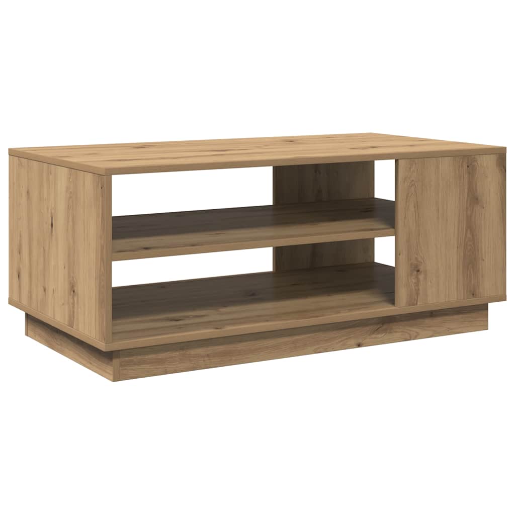 Τραπεζάκι σαλονιού Artisan Oak 102x55x43 cm Κατασκευασμένο ξύλο