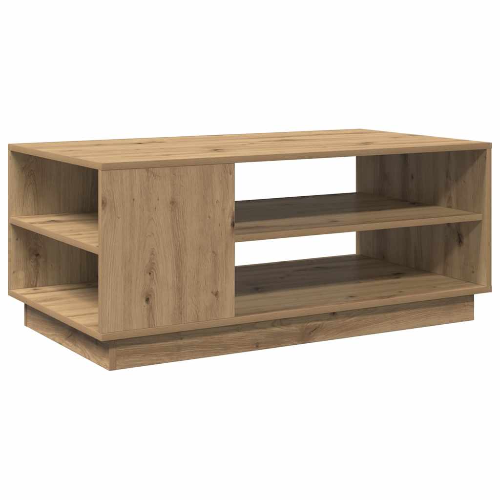 Τραπεζάκι σαλονιού Artisan Oak 102x55x43 cm Κατασκευασμένο ξύλο