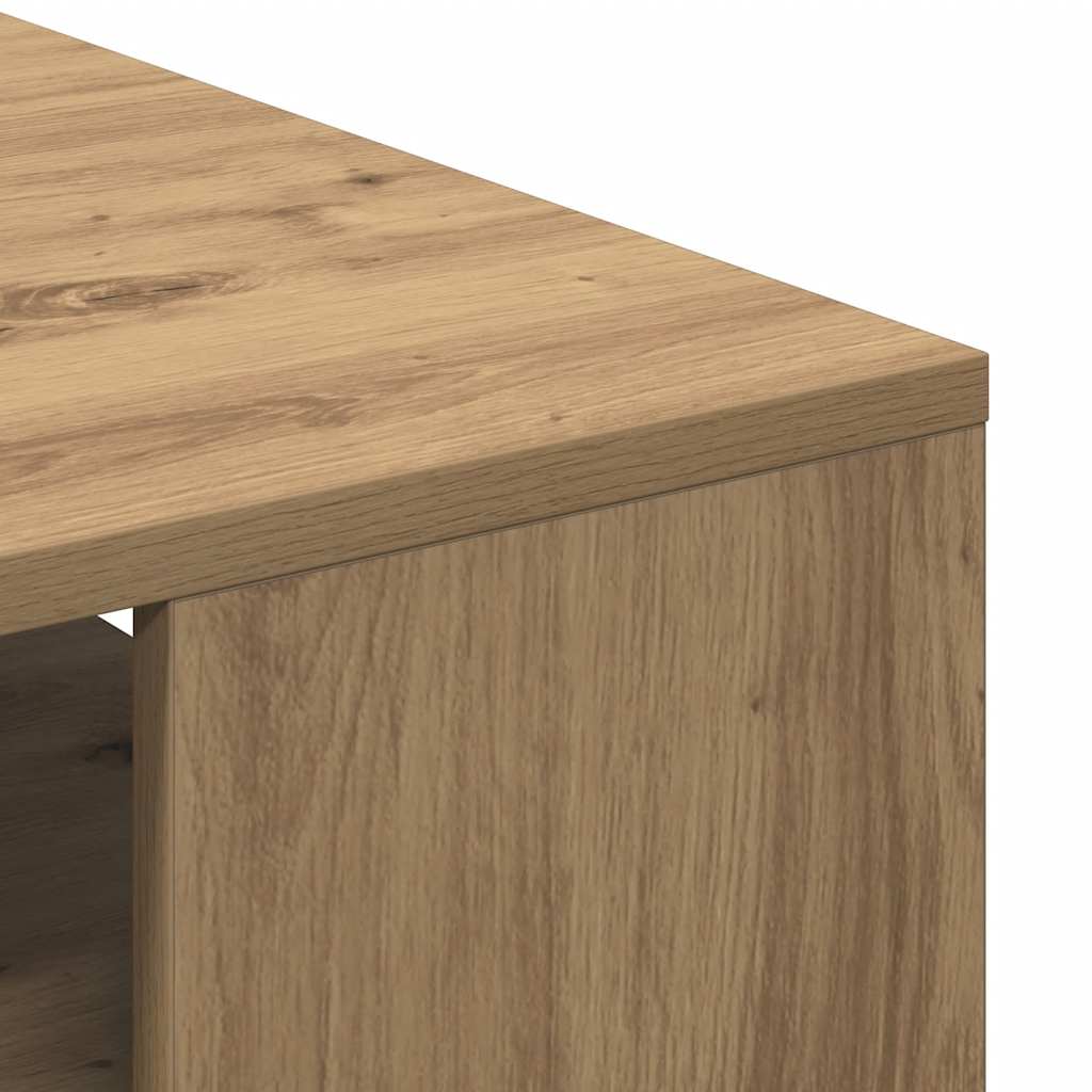 Τραπεζάκι σαλονιού Artisan Oak 102x55x43 cm Κατασκευασμένο ξύλο