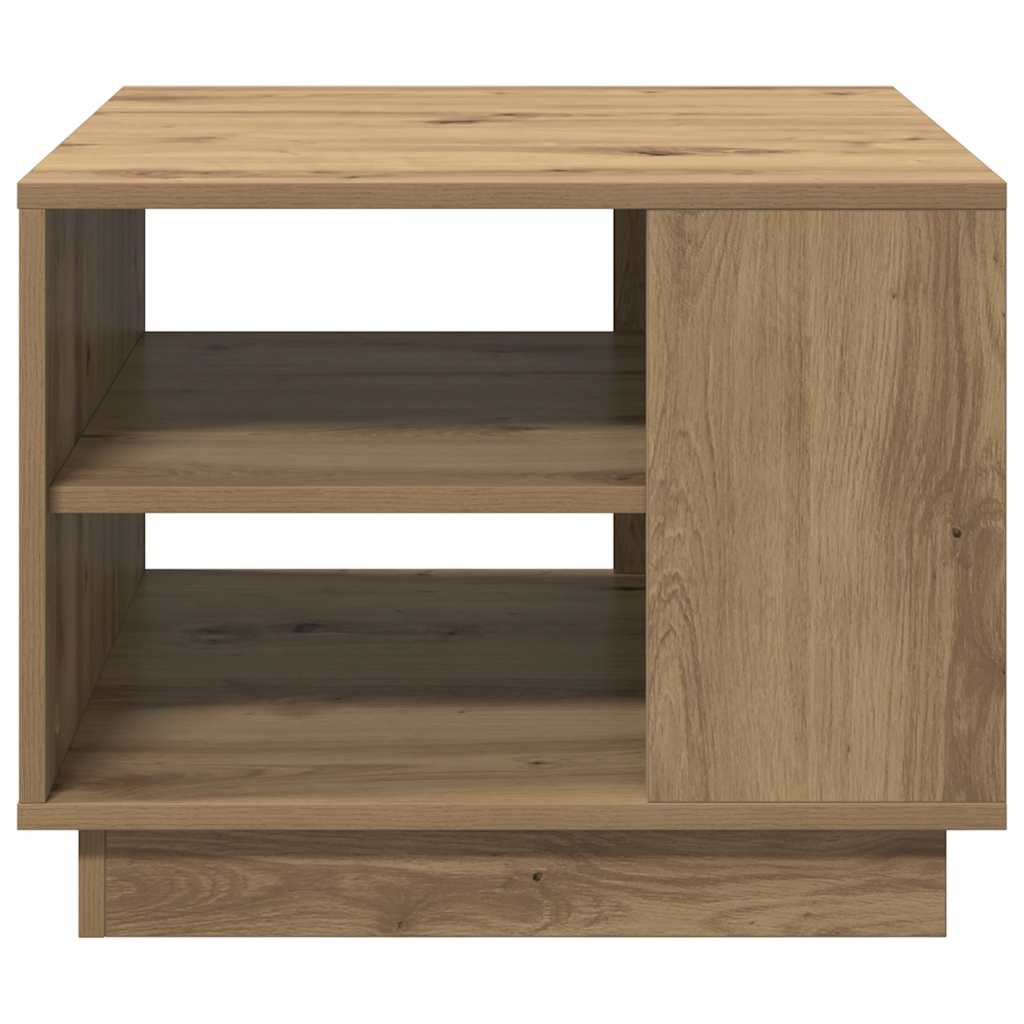 Τραπεζάκι σαλονιού Artisan Oak 55x55x42 cm Κατασκευασμένο ξύλο - Pakobazaar