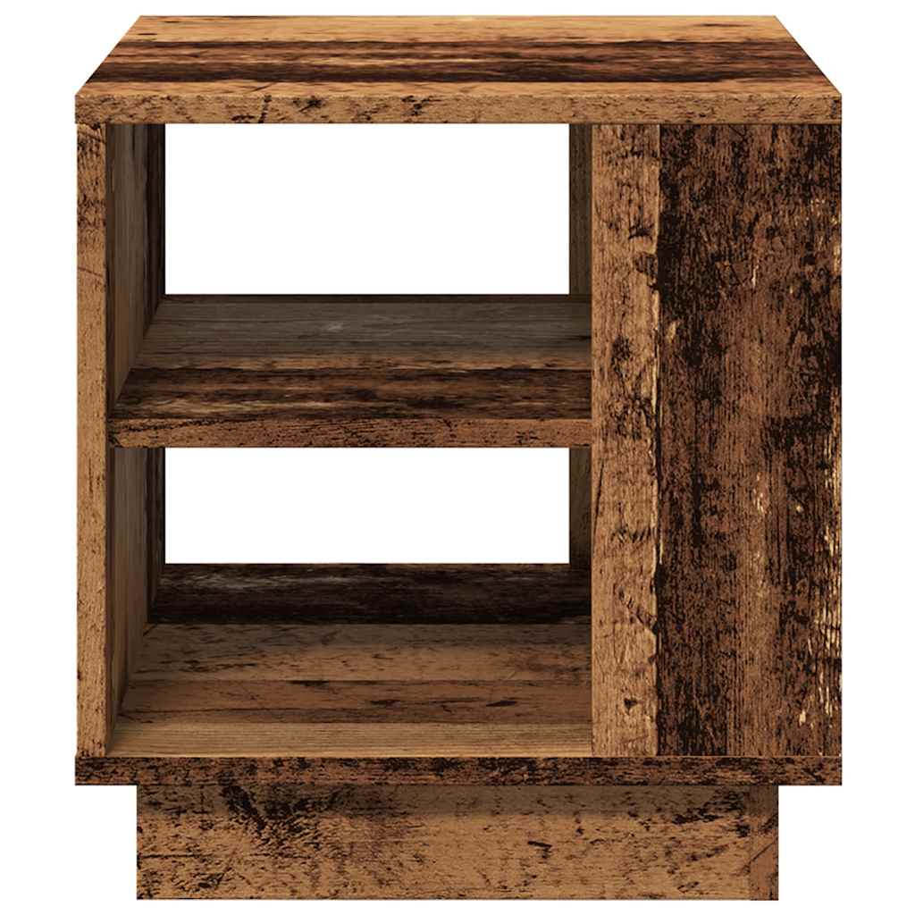Τραπεζάκι σαλονιού Παλιό ξύλο 40x40x43 cm Κατασκευασμένο ξύλο - Pakobazaar