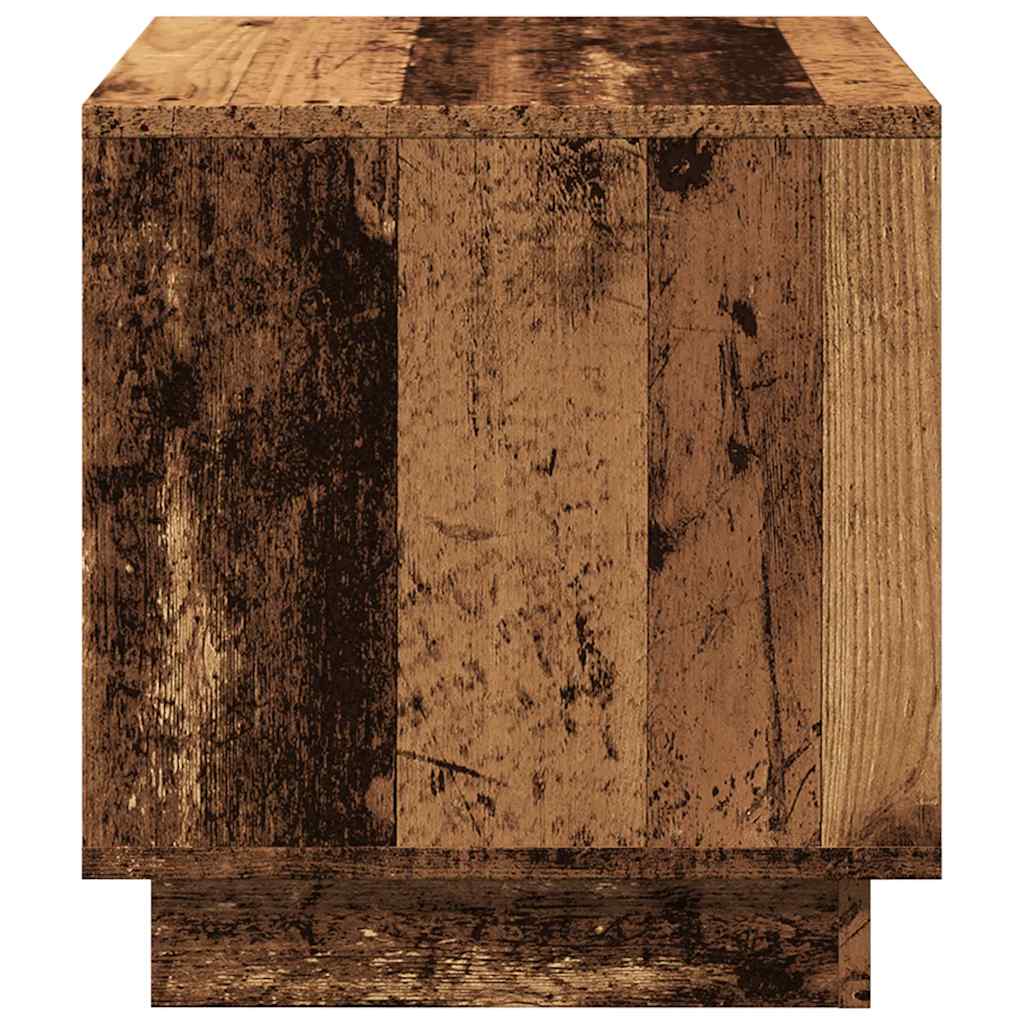 Τραπεζάκι σαλονιού Παλιό ξύλο 40x40x43 cm Κατασκευασμένο ξύλο - Pakobazaar