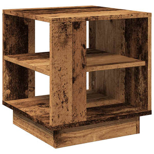 Τραπεζάκι σαλονιού Παλιό ξύλο 40x40x43 cm Κατασκευασμένο ξύλο - Pakobazaar