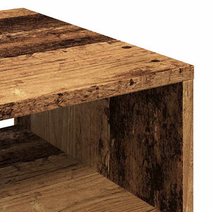 Τραπεζάκι σαλονιού Παλιό ξύλο 40x40x43 cm Κατασκευασμένο ξύλο - Pakobazaar