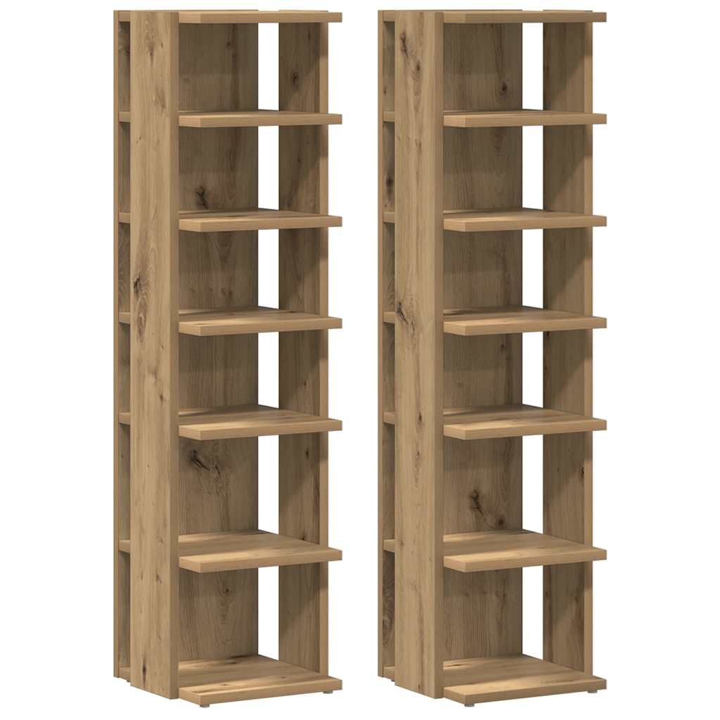Τραπεζάκι σαλονιού Artisan Oak 40x40x43 cm Κατασκευασμένο ξύλο