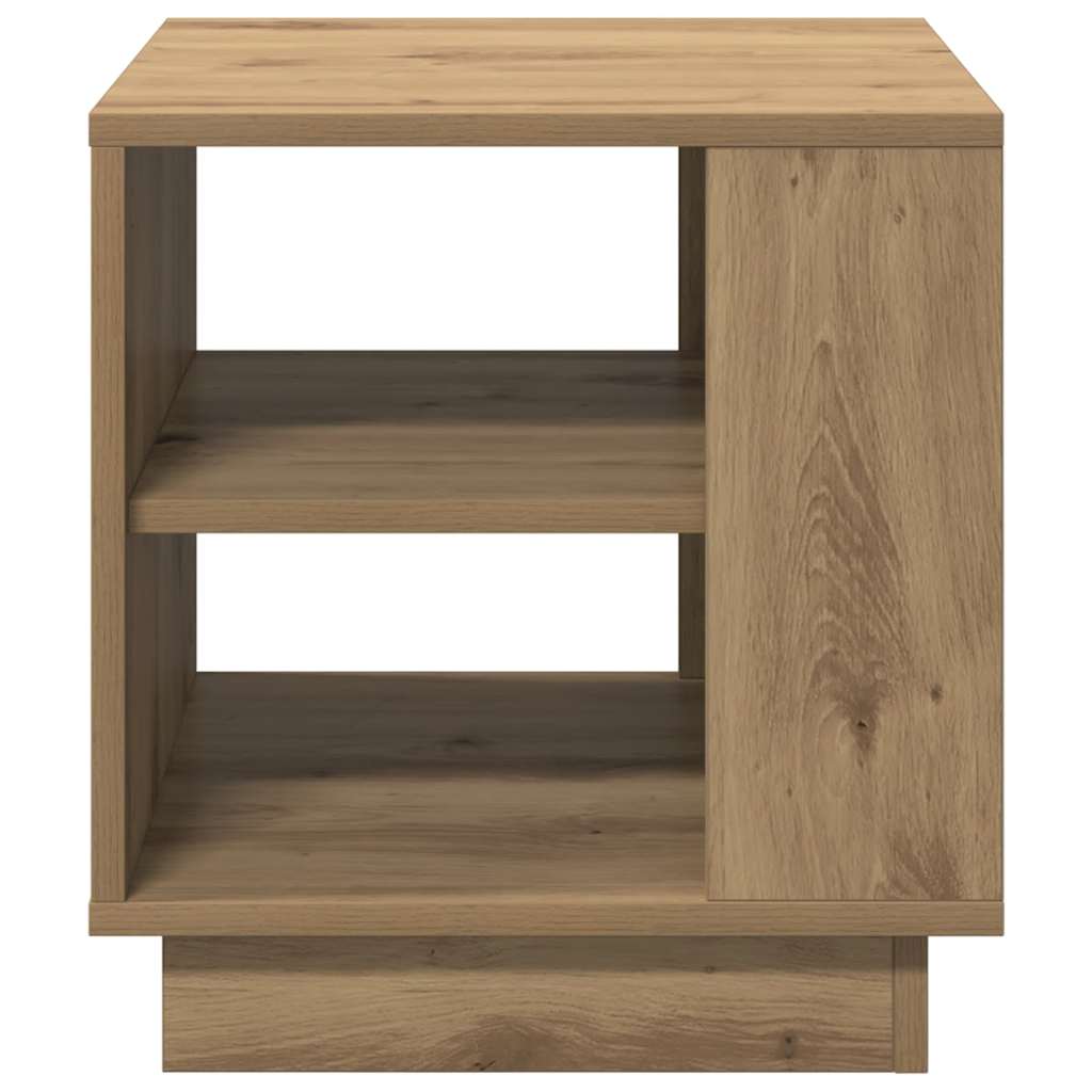 Τραπεζάκι σαλονιού Artisan Oak 40x40x43 cm Κατασκευασμένο ξύλο