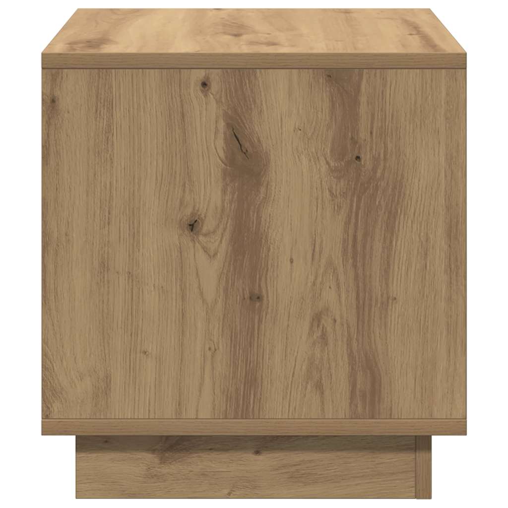 Τραπεζάκι σαλονιού Artisan Oak 40x40x43 cm Κατασκευασμένο ξύλο
