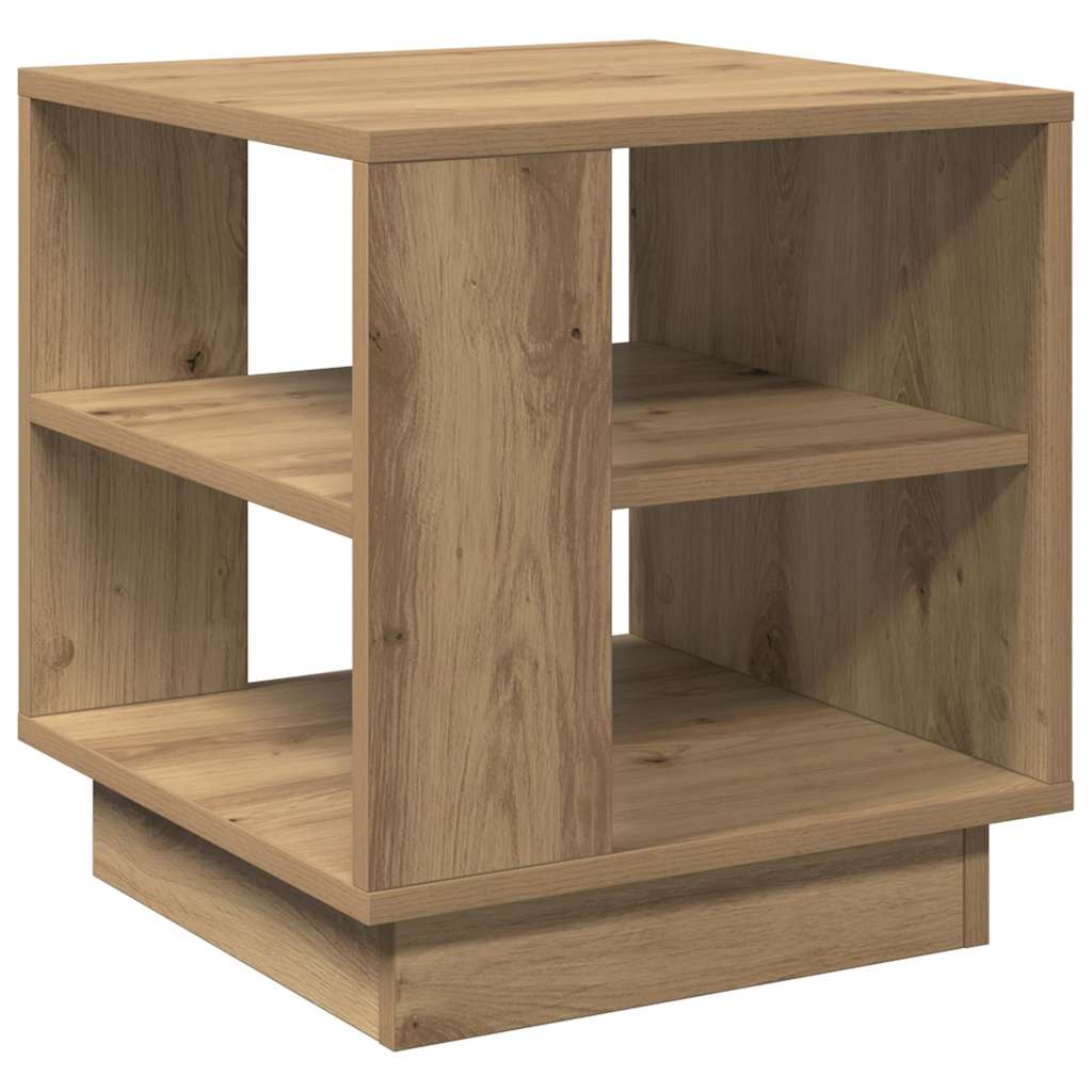 Τραπεζάκι σαλονιού Artisan Oak 40x40x43 cm Κατασκευασμένο ξύλο