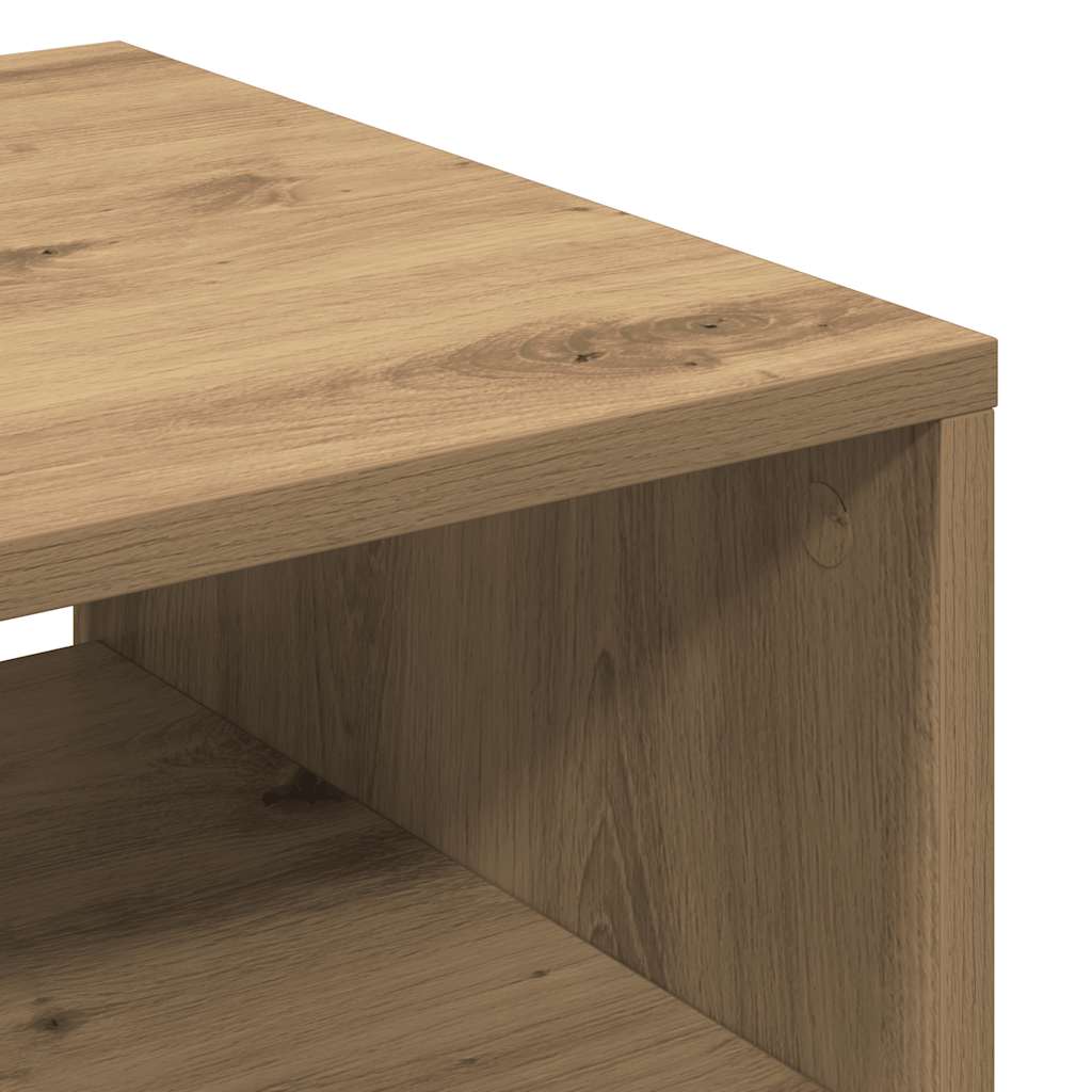 Τραπεζάκι σαλονιού Artisan Oak 40x40x43 cm Κατασκευασμένο ξύλο