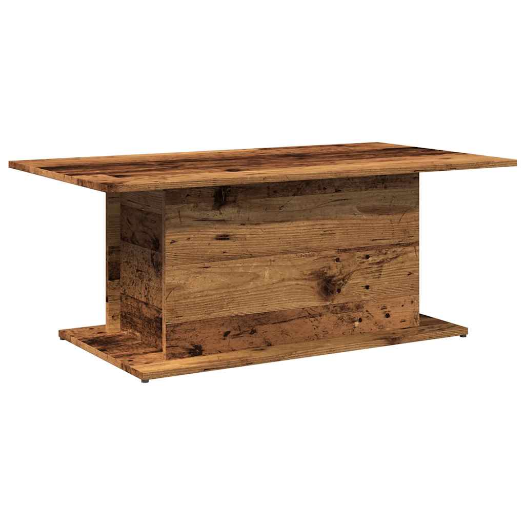 Τραπεζάκι σαλονιού Παλιό ξύλο 102x55,5x40 cm Ξύλο μηχανής