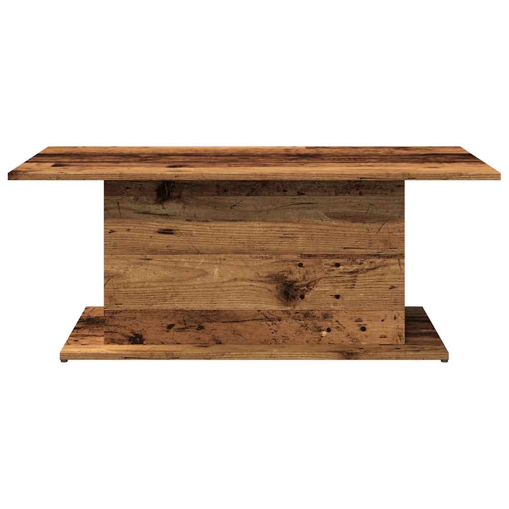 Τραπεζάκι σαλονιού Παλιό ξύλο 102x55,5x40 cm Ξύλο μηχανής