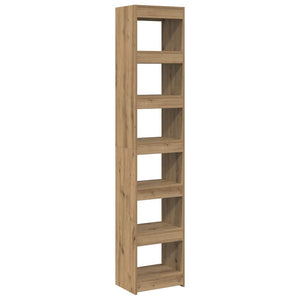 Ντουλάπι βιβλίων/διαχωριστικό δωματίου Artisan Oak 40x30x198 cm - Pakobazaar