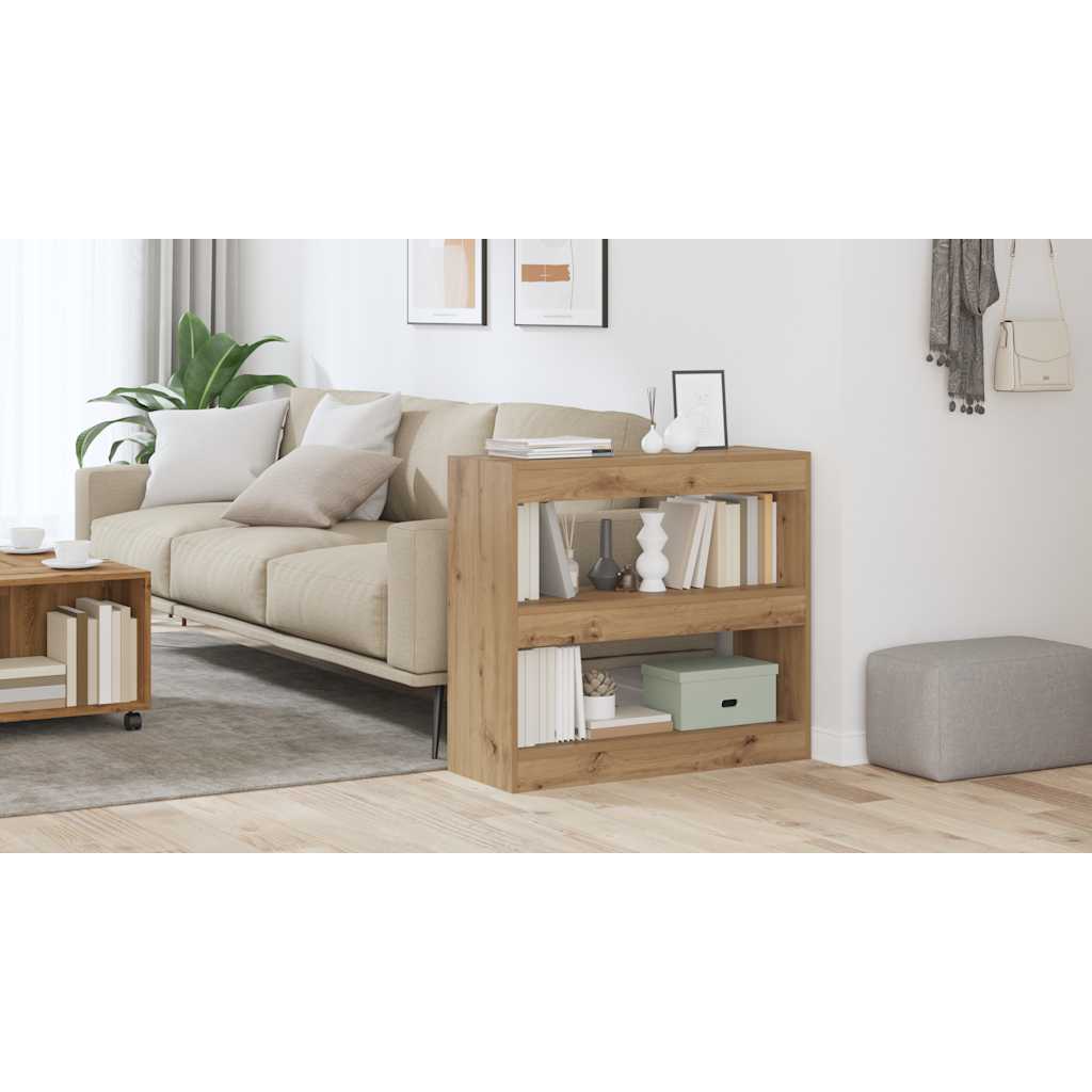 Ντουλάπι βιβλίων/διαχωριστικό δωματίου Artisan Oak 80x30x72 cm - Pakobazaar