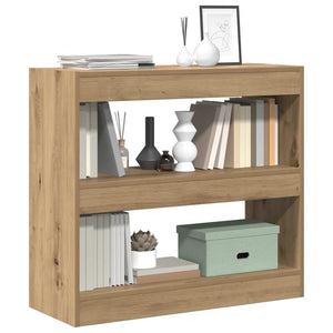 Ντουλάπι βιβλίων/διαχωριστικό δωματίου Artisan Oak 80x30x72 cm - Pakobazaar