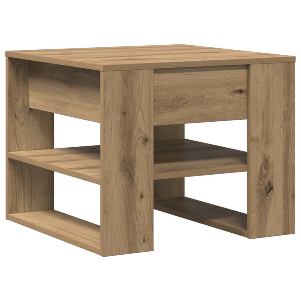 Τραπεζάκι σαλονιού Artisan Oak 55,5x55x45cm Κατασκευασμένο ξύλο - Pakobazaar