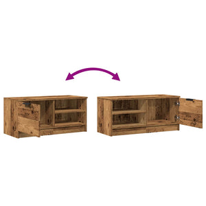 ντουλάπι τηλεόρασης  Παλιό ξύλο 80x35x36,5cm Κατασκευασμένο ξύλο - Pakobazaar