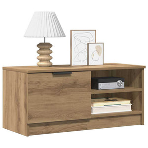 Σετ ντουλάπι τηλεόρασης 2 τεμαχίων Artisan Oak 80x35x36,5 cm - Pakobazaar