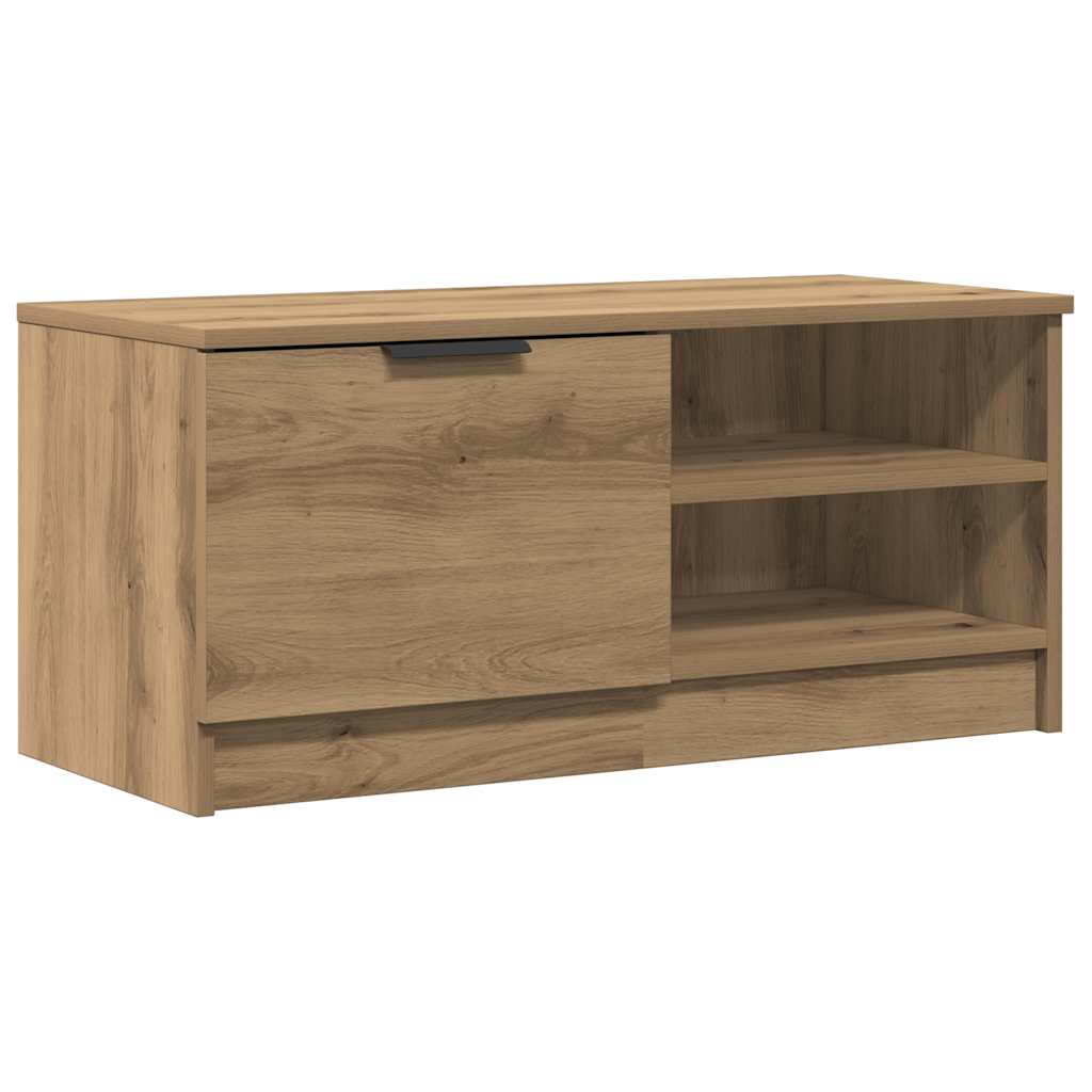 Σετ ντουλάπι τηλεόρασης 2 τεμαχίων Artisan Oak 80x35x36,5 cm - Pakobazaar