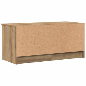 Σετ ντουλάπι τηλεόρασης 2 τεμαχίων Artisan Oak 80x35x36,5 cm - Pakobazaar