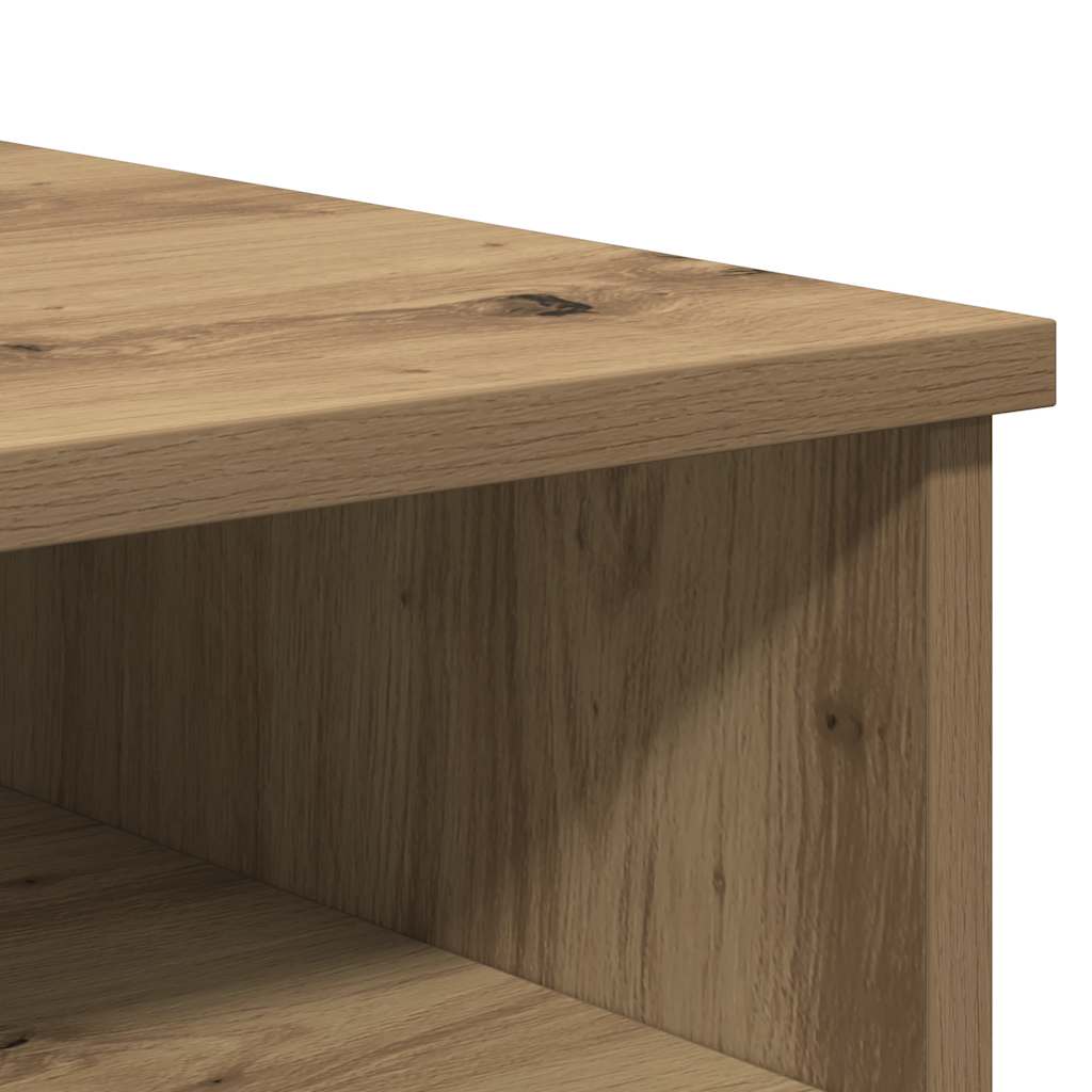Σετ ντουλάπι τηλεόρασης 2 τεμαχίων Artisan Oak 80x35x36,5 cm - Pakobazaar