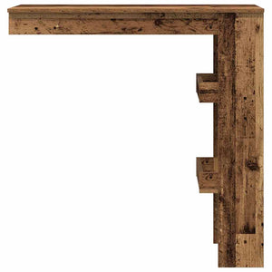 Επιτοίχιος Μπαρ Τραπέζι Παλιό Ξύλο 102x45x103,5 cm - Pakobazaar