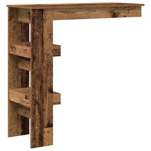 Επιτοίχιος Μπαρ Τραπέζι Παλιό Ξύλο 102x45x103,5 cm - Pakobazaar