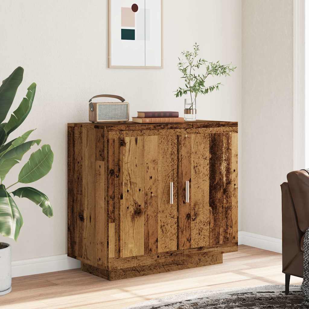 Σκευοθήκη Παλιό ξύλο 80x40x75 cm Ξύλο μηχανής