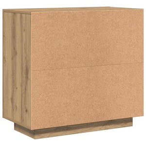 Μπουφές Τεχνίτης Δρυς 80x40x75 εκ. από Επεξεργασμένο Ξύλο