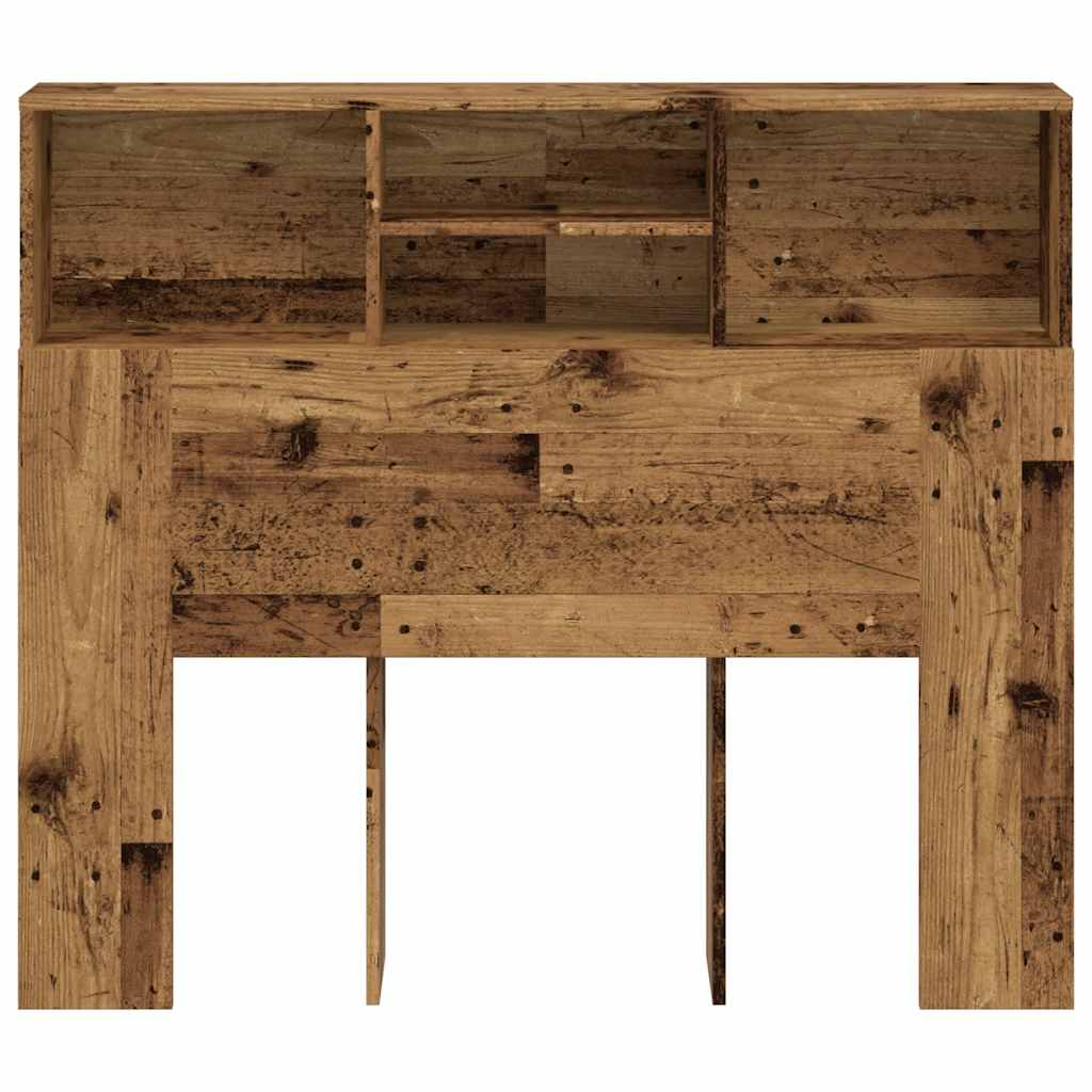 Κεφαλάρι Με Αποθηκευτικό Χώρο 120x19x103,5 εκ. Επεξ. Ξύλο - Pakobazaar