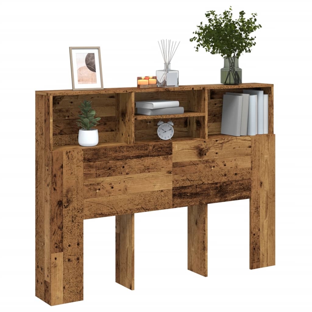 Ντουλάπι κεφαλάρι Παλιό ξύλο 140x19x103,5 cm - Pakobazaar