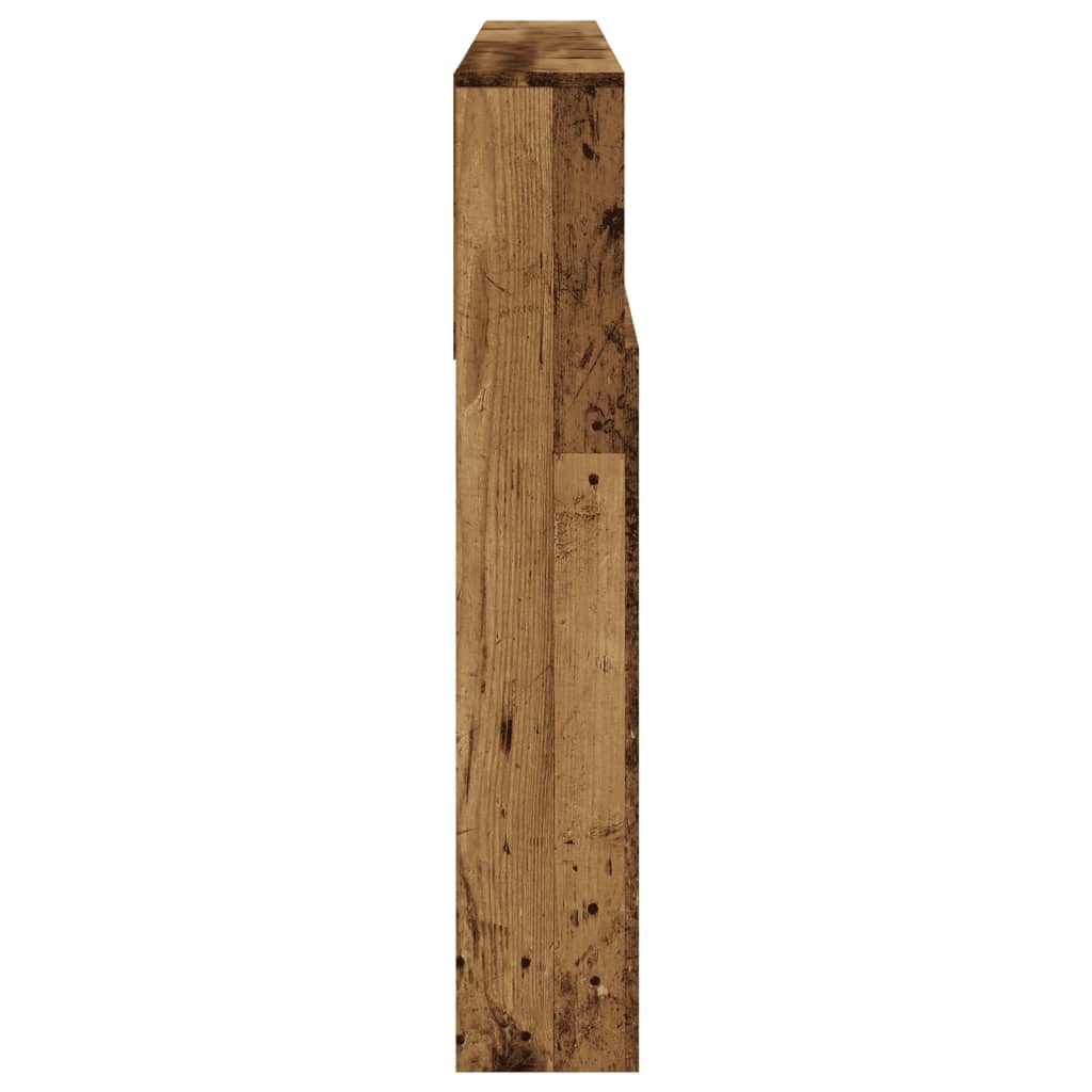 Ντουλάπι κεφαλάρι Παλιό ξύλο 180x19x103,5 cm Ξύλο μηχανής