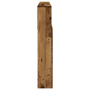 Ντουλάπι κεφαλάρι Παλιό ξύλο 180x19x103,5 cm Ξύλο μηχανής