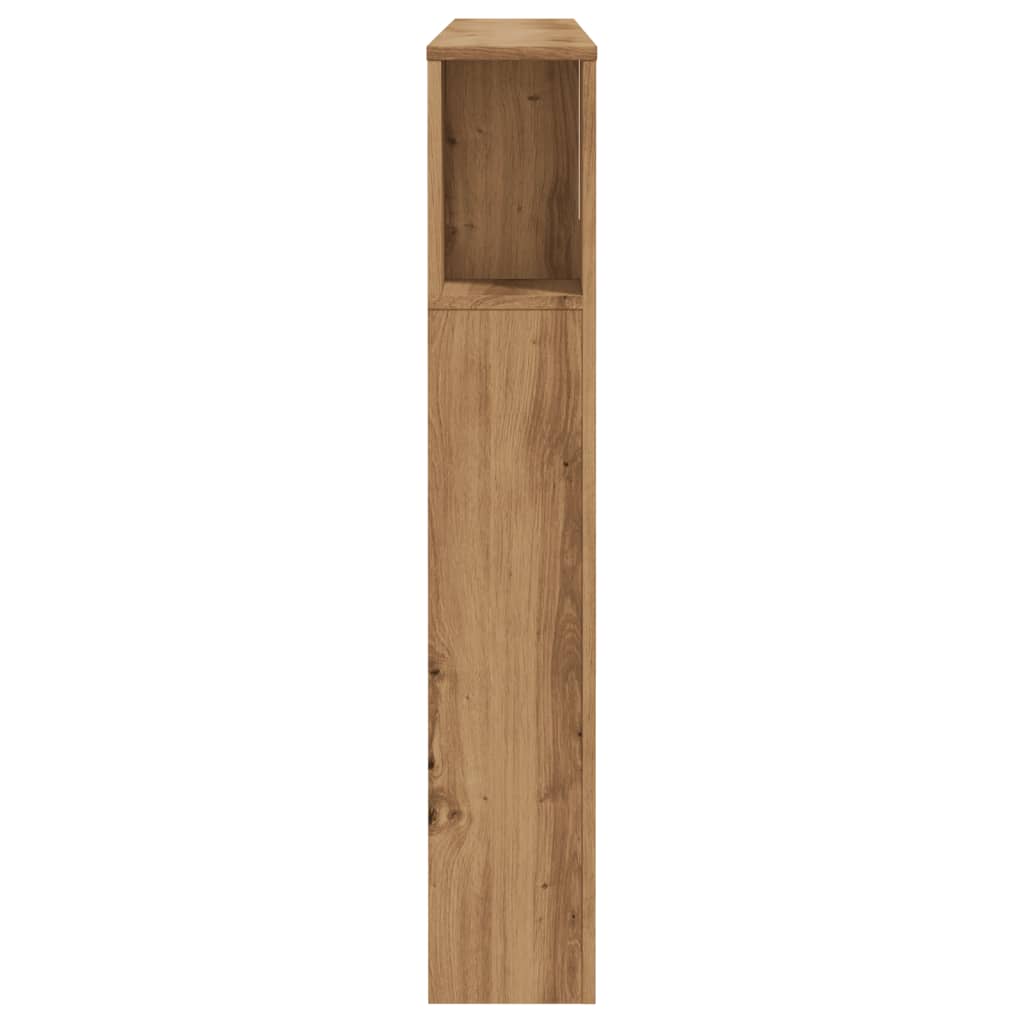 Κεφαλάρι Ντουλάπι από Τεχνητό Δρυς 140x18,5x102,5 εκ. από Τεχνητό Ξύλο - Pakobazaar