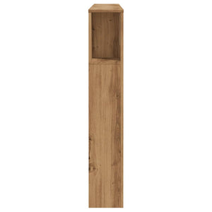 Κεφαλάρι Ντουλάπι από Τεχνητό Δρυς 140x18,5x102,5 εκ. από Τεχνητό Ξύλο - Pakobazaar