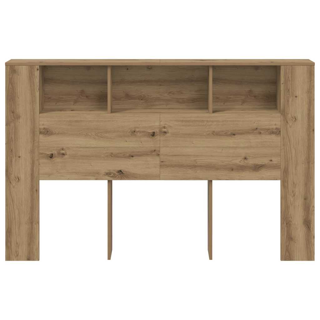 Κεφαλάρι Ντουλάπι από Τεχνητό Δρυς 160x18,5x103,5 εκ. από Τεχνητό Ξύλο - Pakobazaar