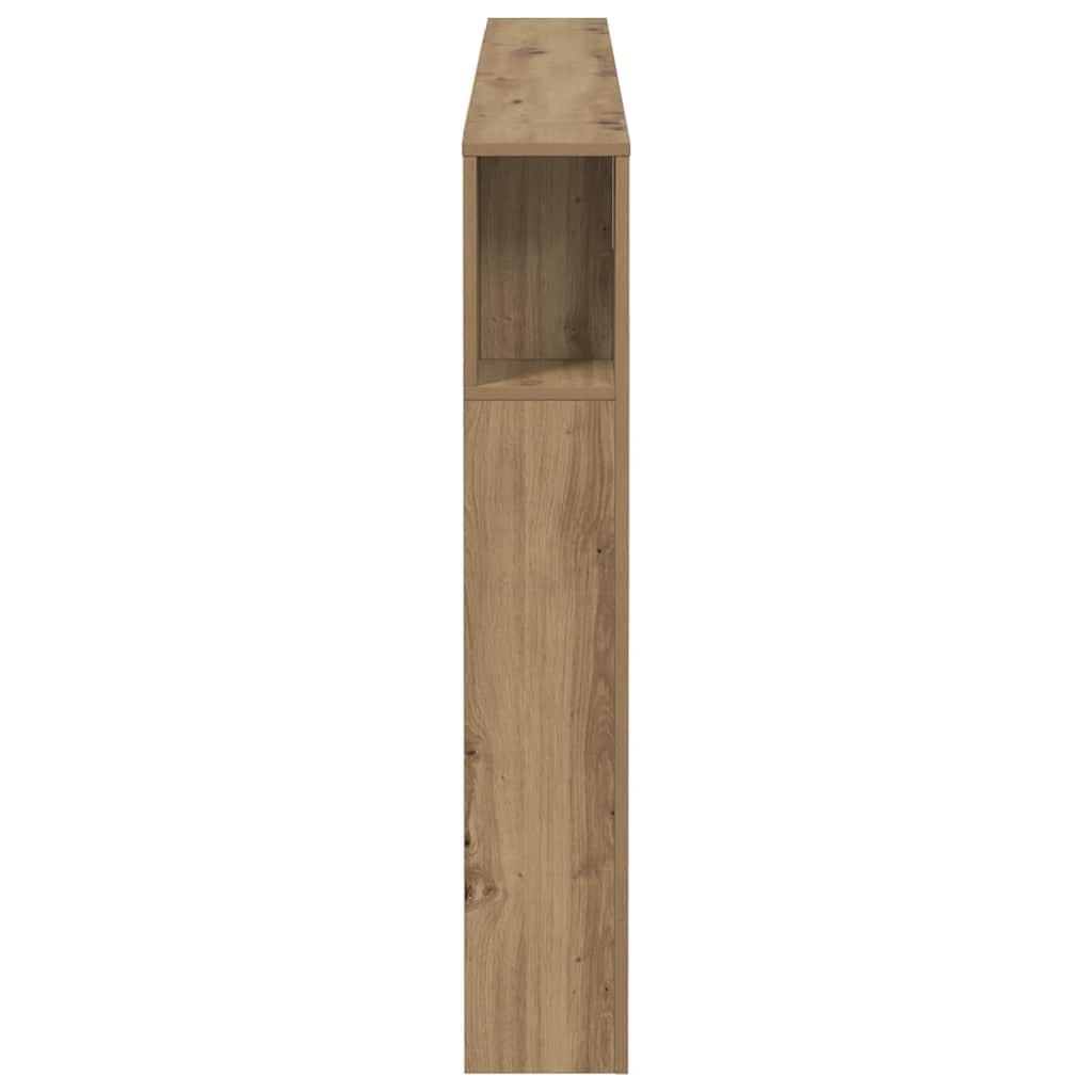 Κεφαλάρι Ντουλάπι από Τεχνητό Δρυς 160x18,5x103,5 εκ. από Τεχνητό Ξύλο - Pakobazaar