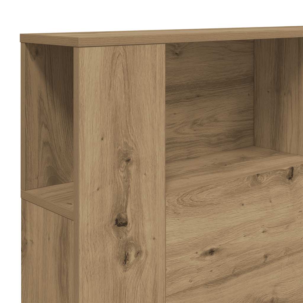 Κεφαλάρι Με Αποθηκευτικό Χώρο 180x18,5x102,5 εκ. Επεξ. Ξύλο - Pakobazaar