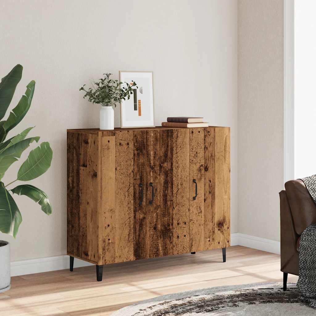 Ντουλάπι Παλαιό Ξύλο 90 x 34 x 80 εκ. από Επεξεργασμένο Ξύλο - Pakobazaar