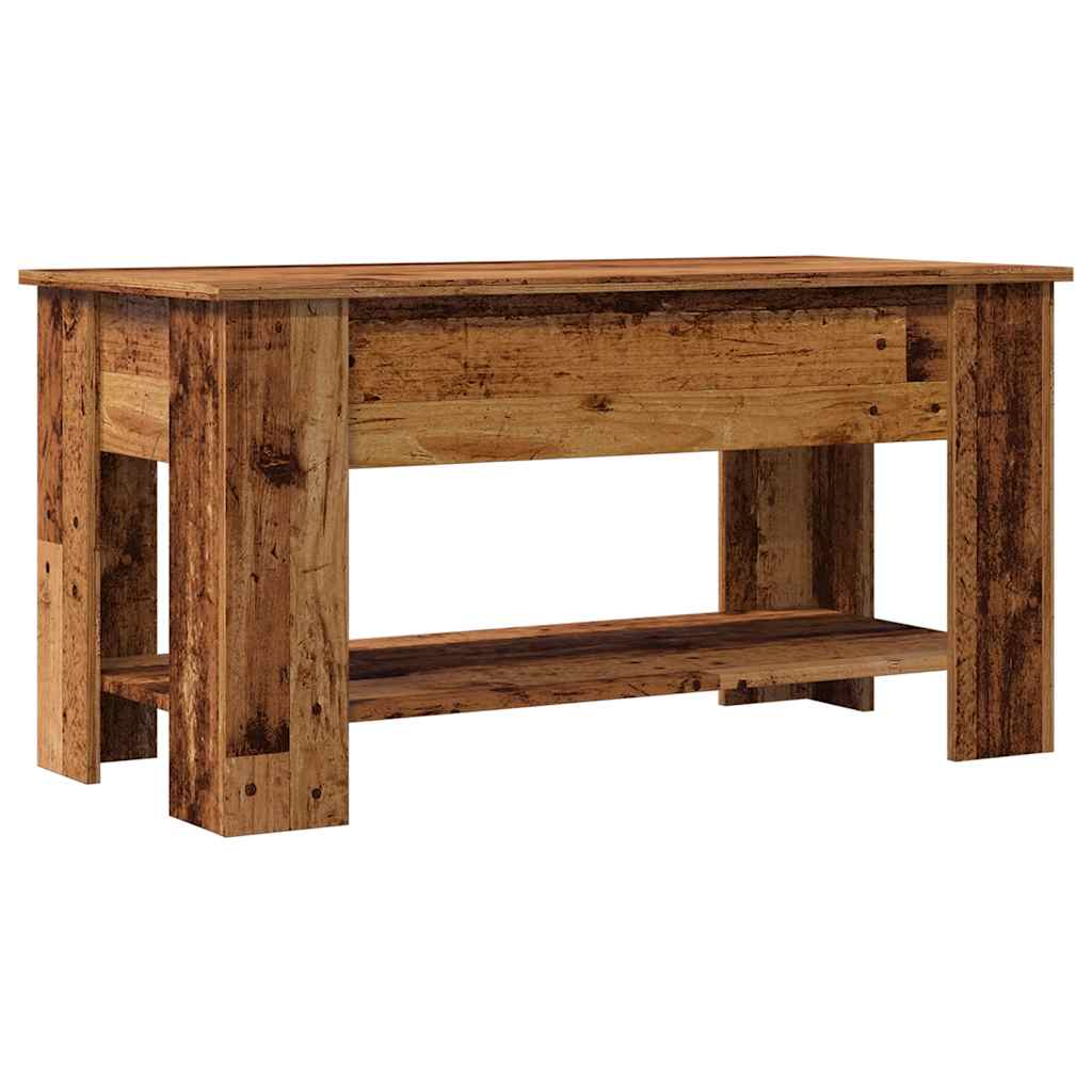 Τραπεζάκι σαλονιού Παλιό ξύλο 101x49x52 cm Κατασκευασμένο ξύλο - Pakobazaar