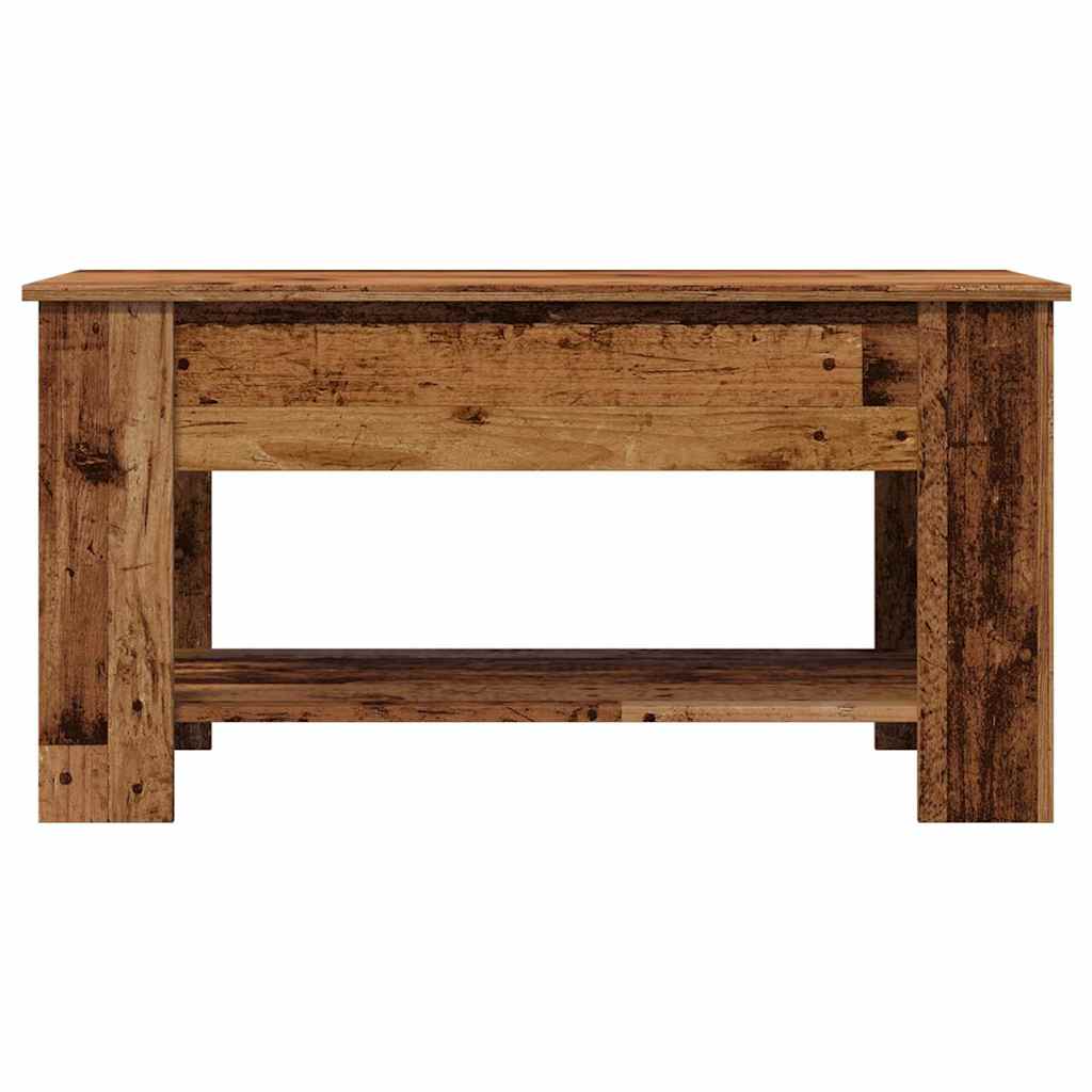 Τραπεζάκι σαλονιού Παλιό ξύλο 101x49x52 cm Κατασκευασμένο ξύλο - Pakobazaar