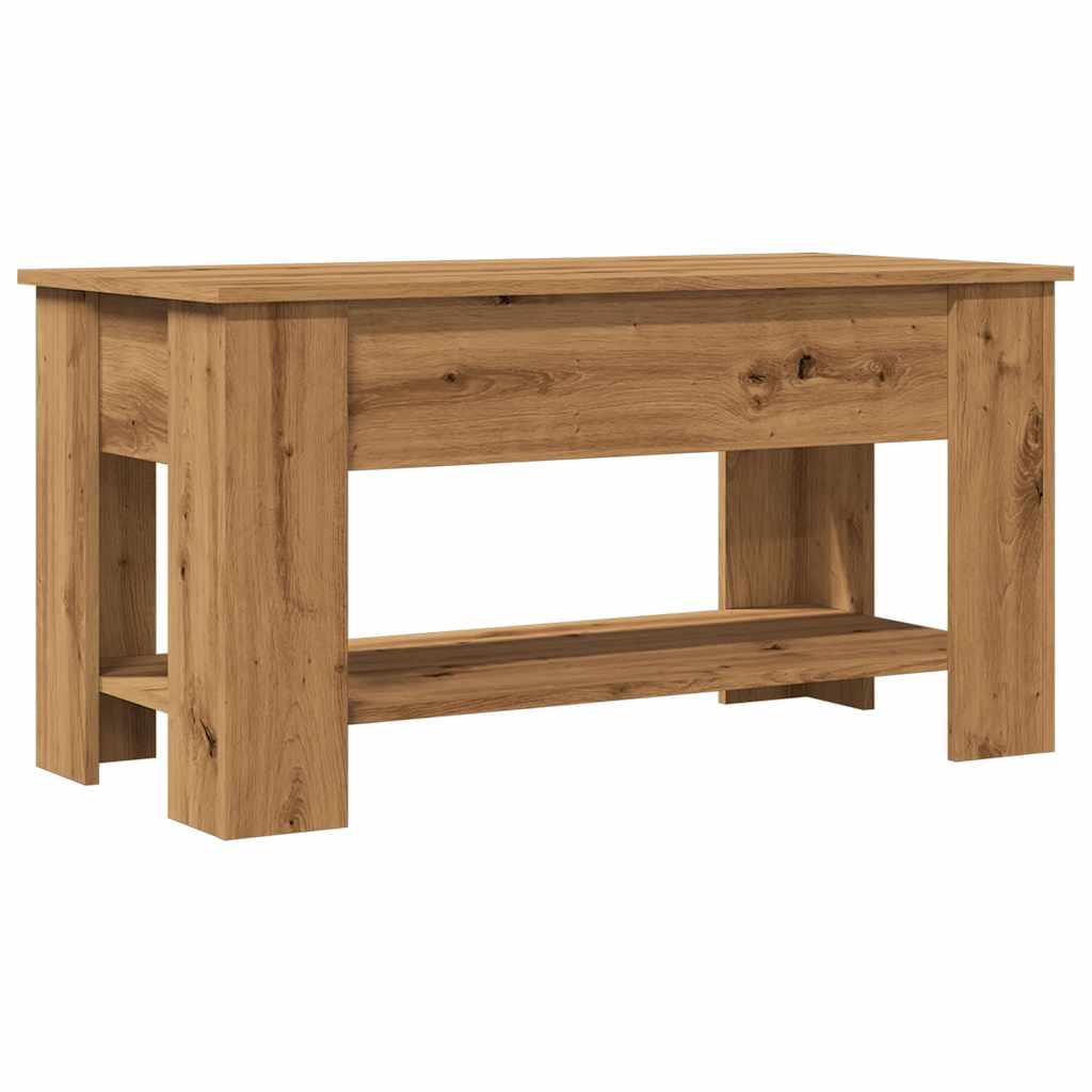 Τραπεζάκι σαλονιού Artisan Oak 101x49x52 cm Κατασκευασμένο ξύλο - Pakobazaar